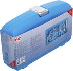 Dubbelledad U-nyckelsats med spärring | vinkelbar | 8 - 19 mm | 5 delar