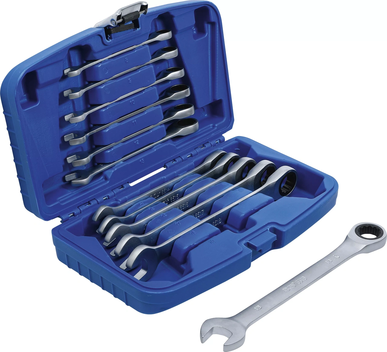 Spärring-U-nyckel-sats | 8 - 19 mm | 12 delar