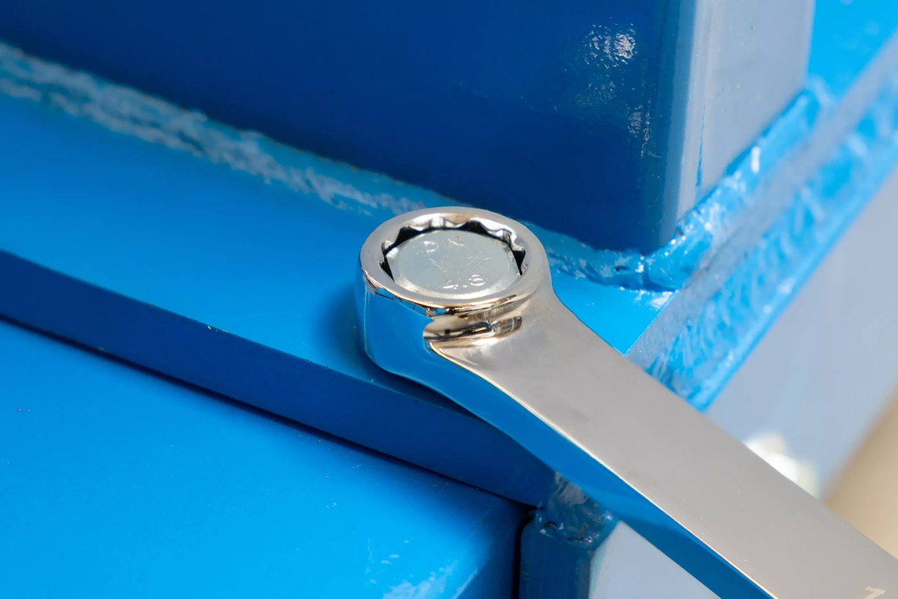 Spärring- och ringnyckelsats | extra lång | 10 - 19 mm | 10 delar