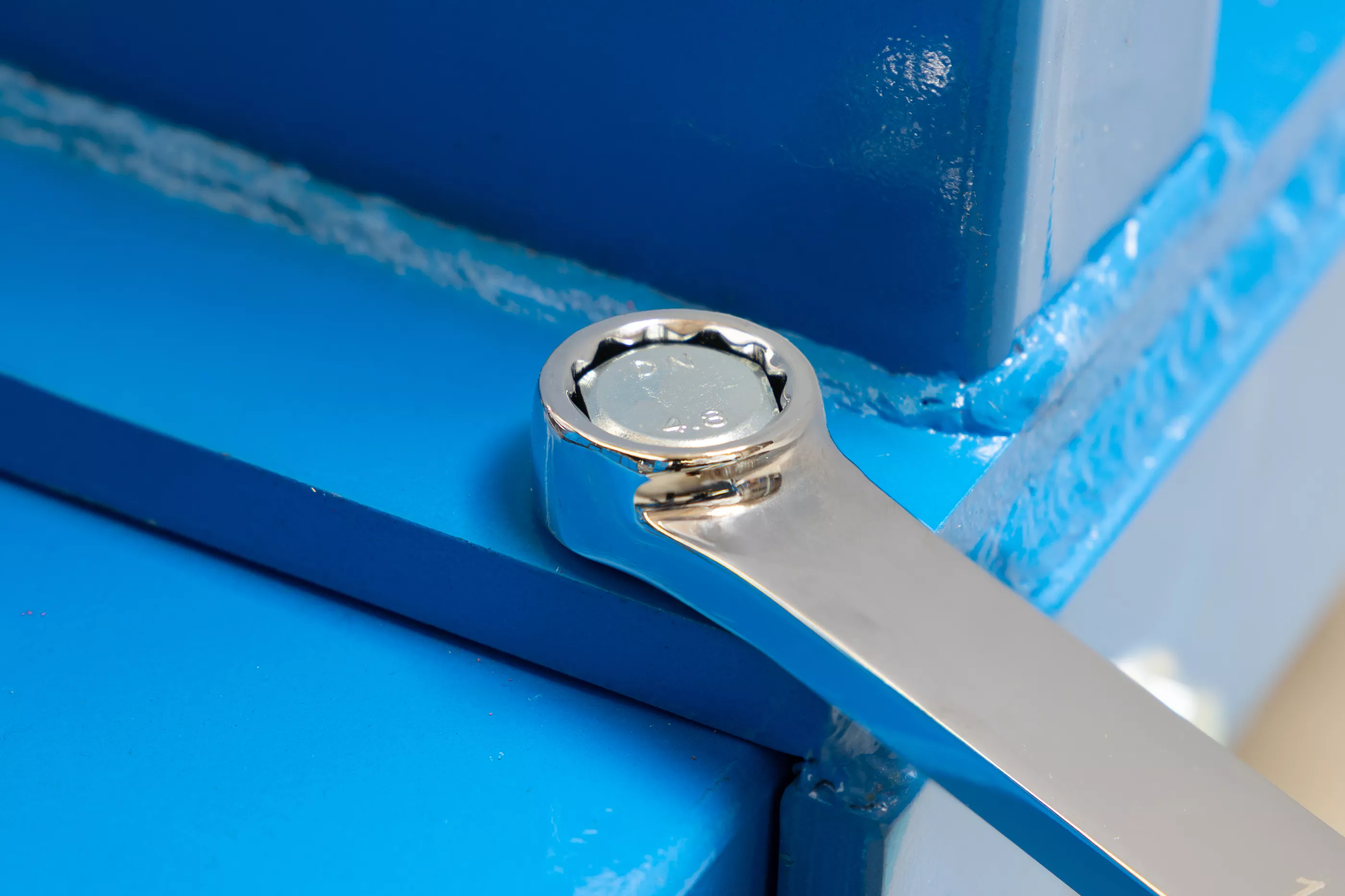 Spärring- och ringnyckelsats | extra lång | 10 - 19 mm | 10 delar