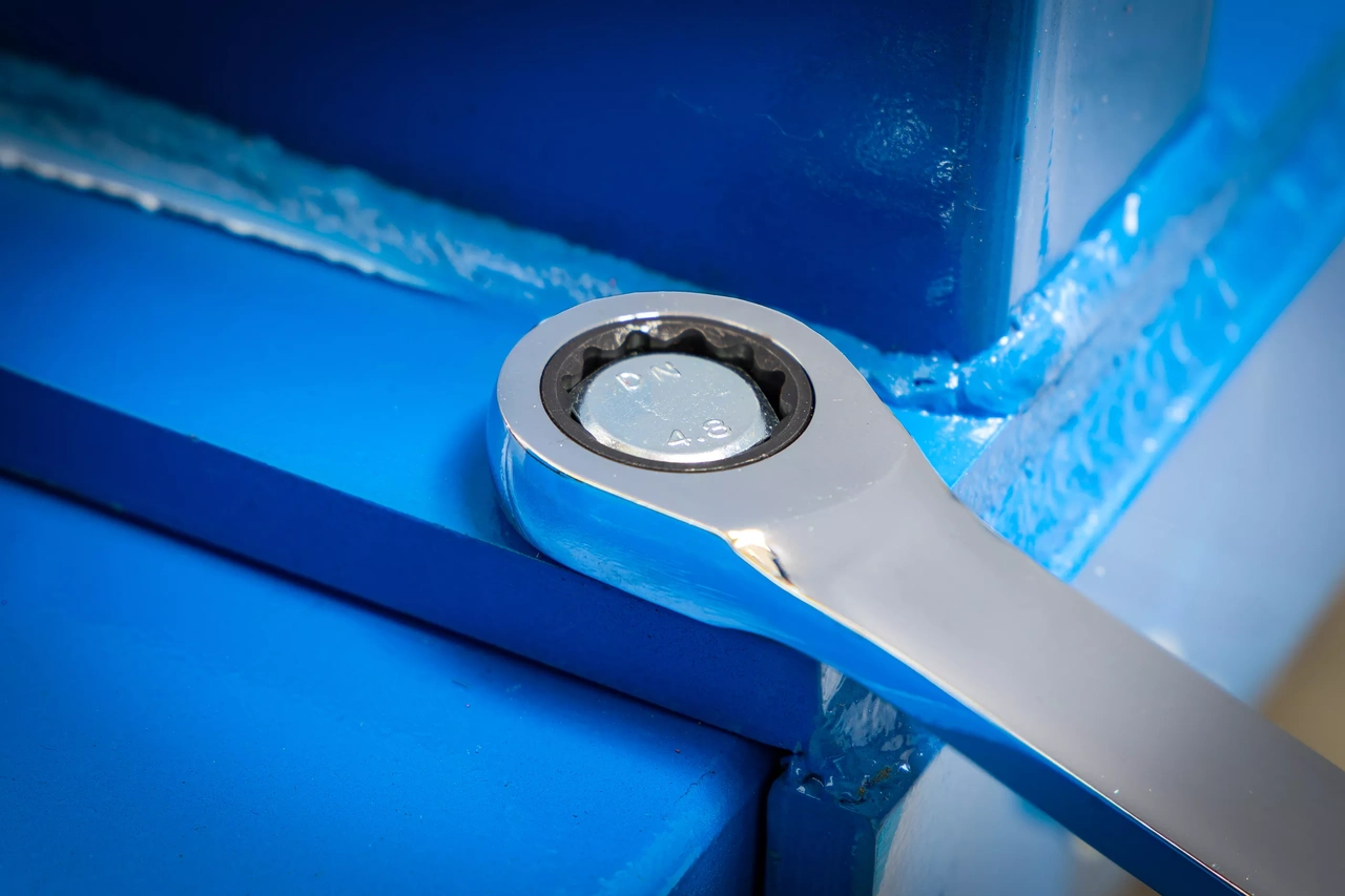 Spärring- och ringnyckelsats | extra lång | 10 - 19 mm | 10 delar