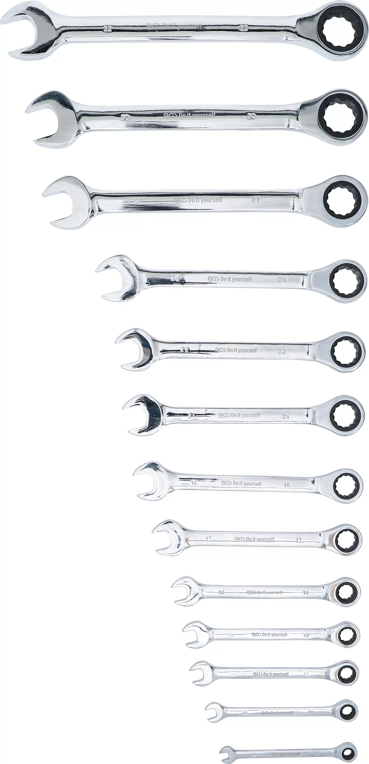 Spärring-U-nyckel-sats | 8 - 32 mm | 13 delar