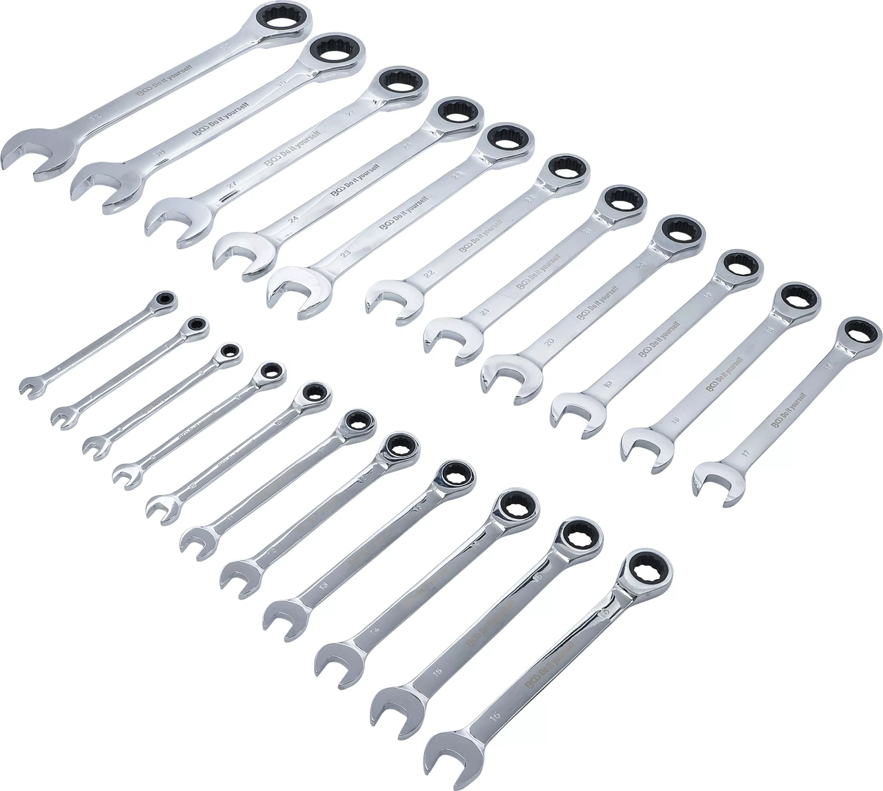 Spärring-U-nyckel-sats | 6 - 32 mm | 22 delar