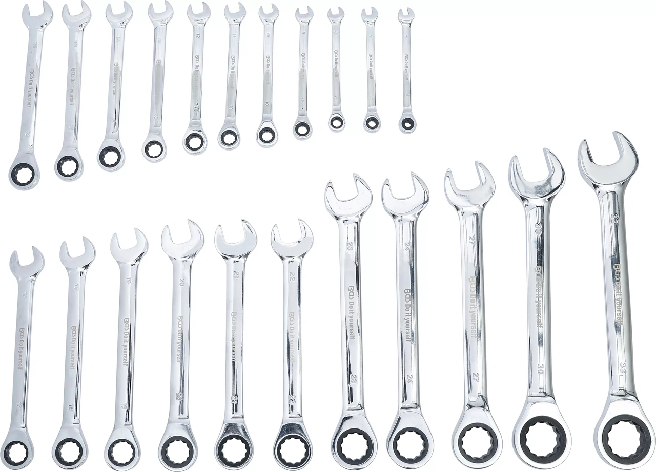 Spärring-U-nyckel-sats | 6 - 32 mm | 22 delar