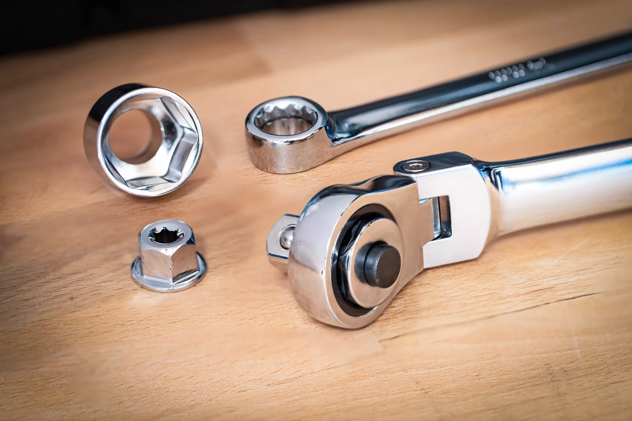 Dubbelring- och spärring-lednyckel-sats | extra lång | 27 delar