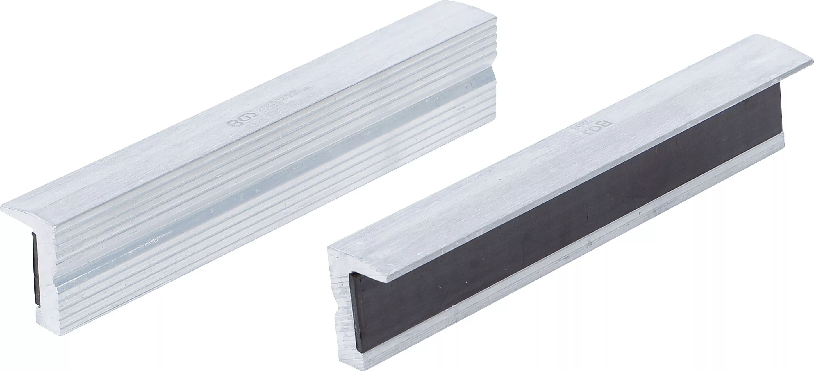 Skruvstycke-Skyddsbackar | Aluminium | Bredd 150 mm | 2 delar