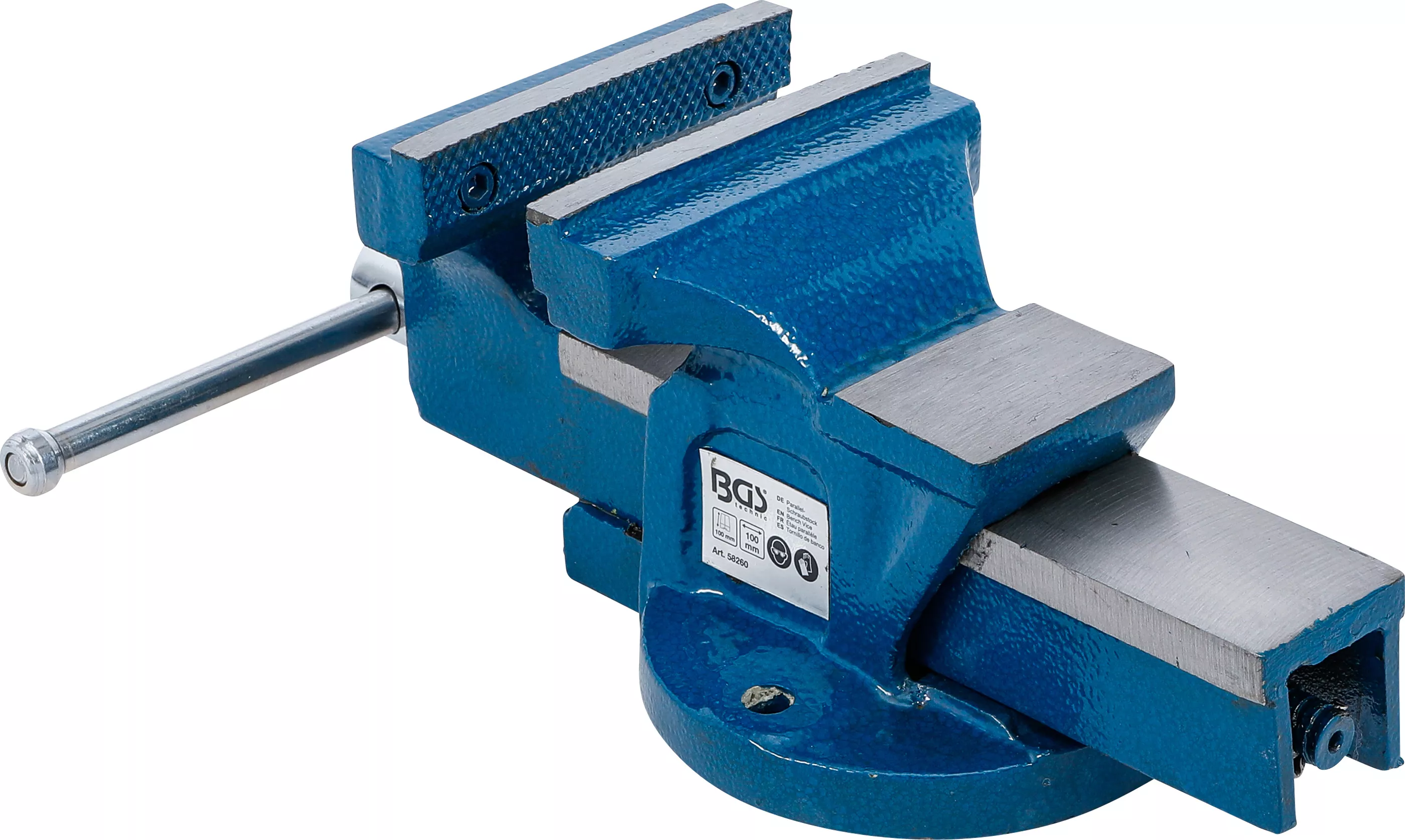 Parallell-Skruvstycke | 100 mm Spännbackar