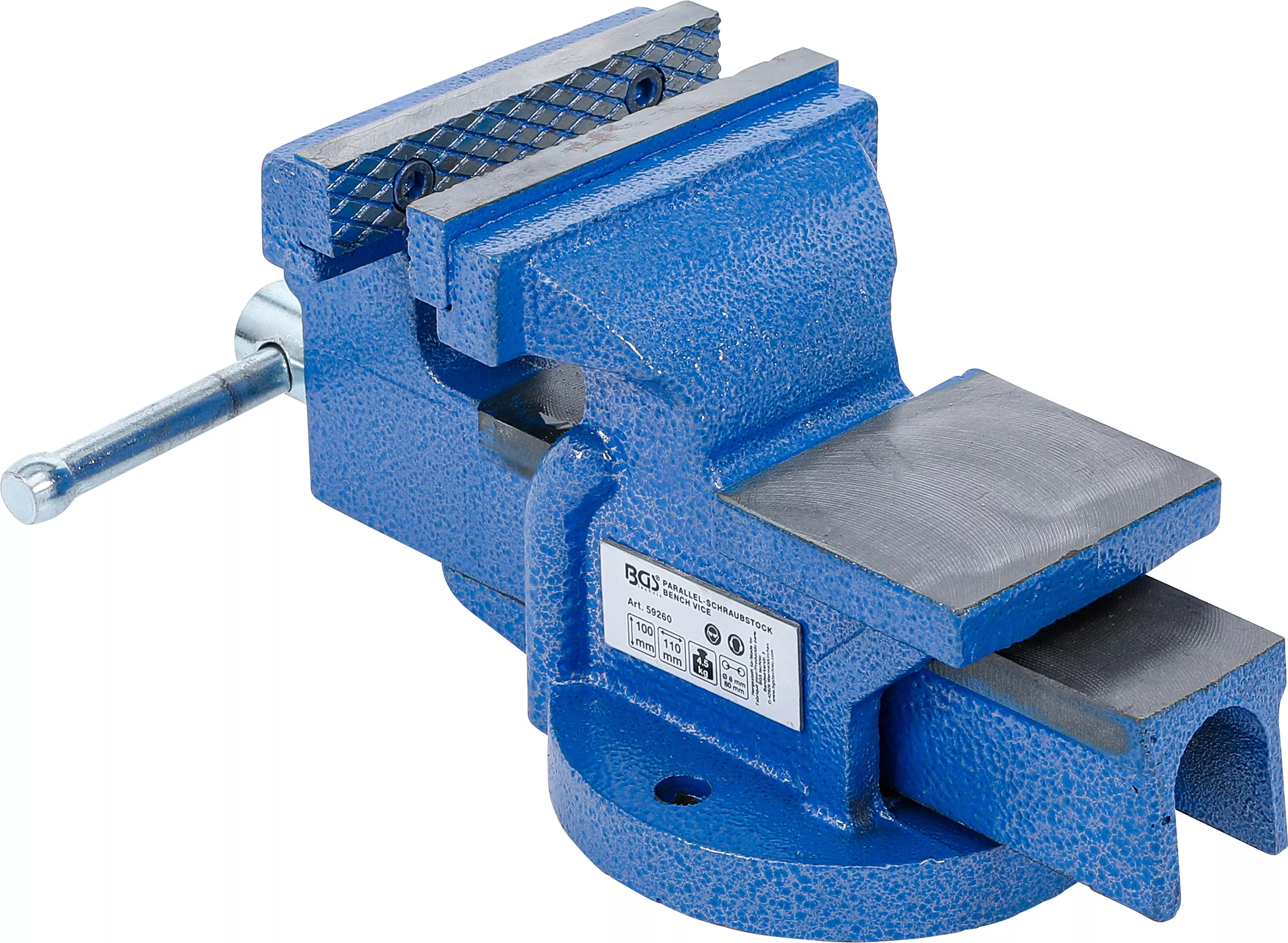 Parallell-Skruvstycke | 100 mm Spännbackar