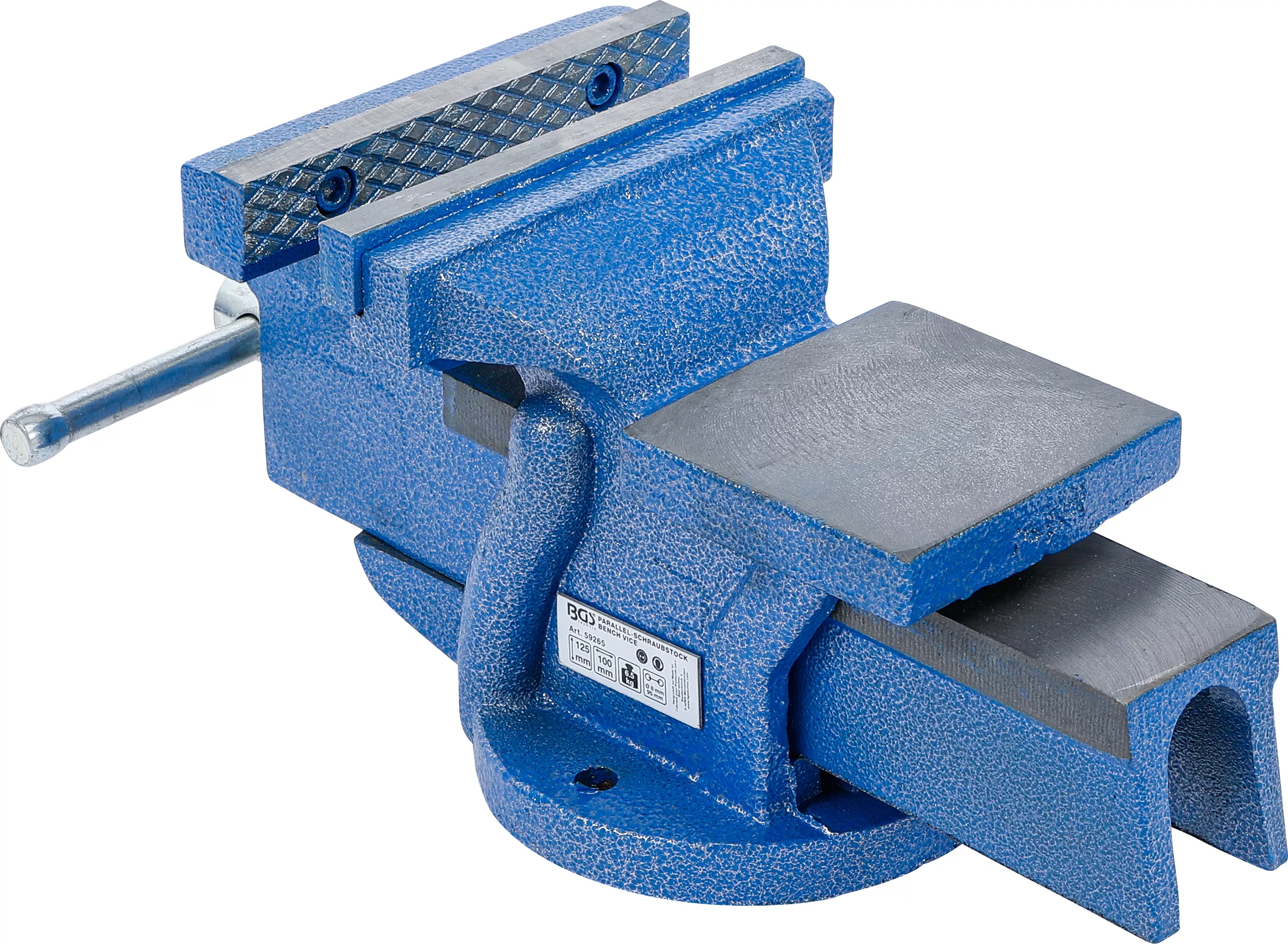 Parallell-Skruvstycke | 125 mm Spännbackar