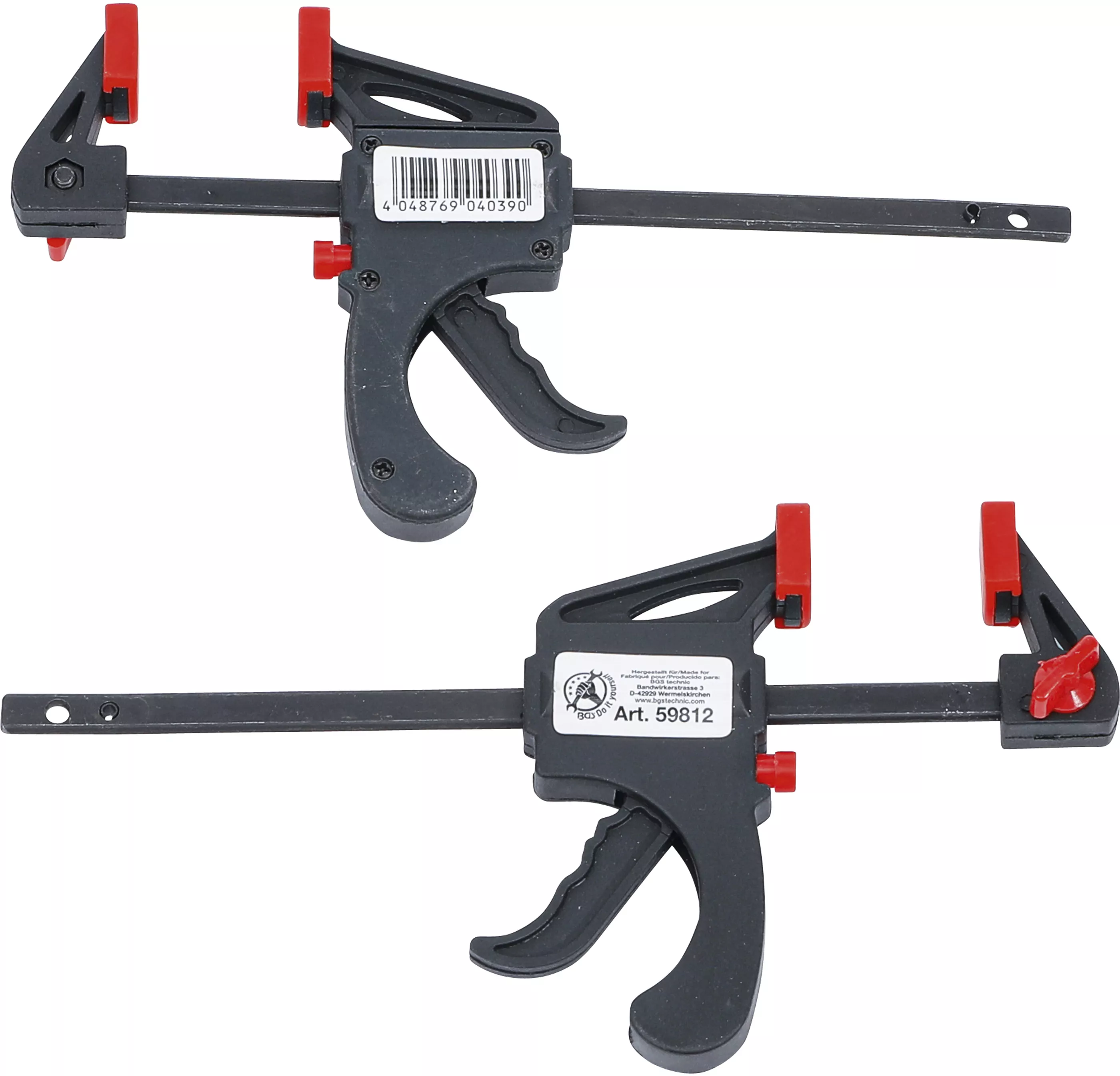 Spänn- och spridartving-sats | 105 mm | 2 delar