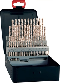 Spiralborrsats DIN 338N HSS 6-10,0mm profilslipad