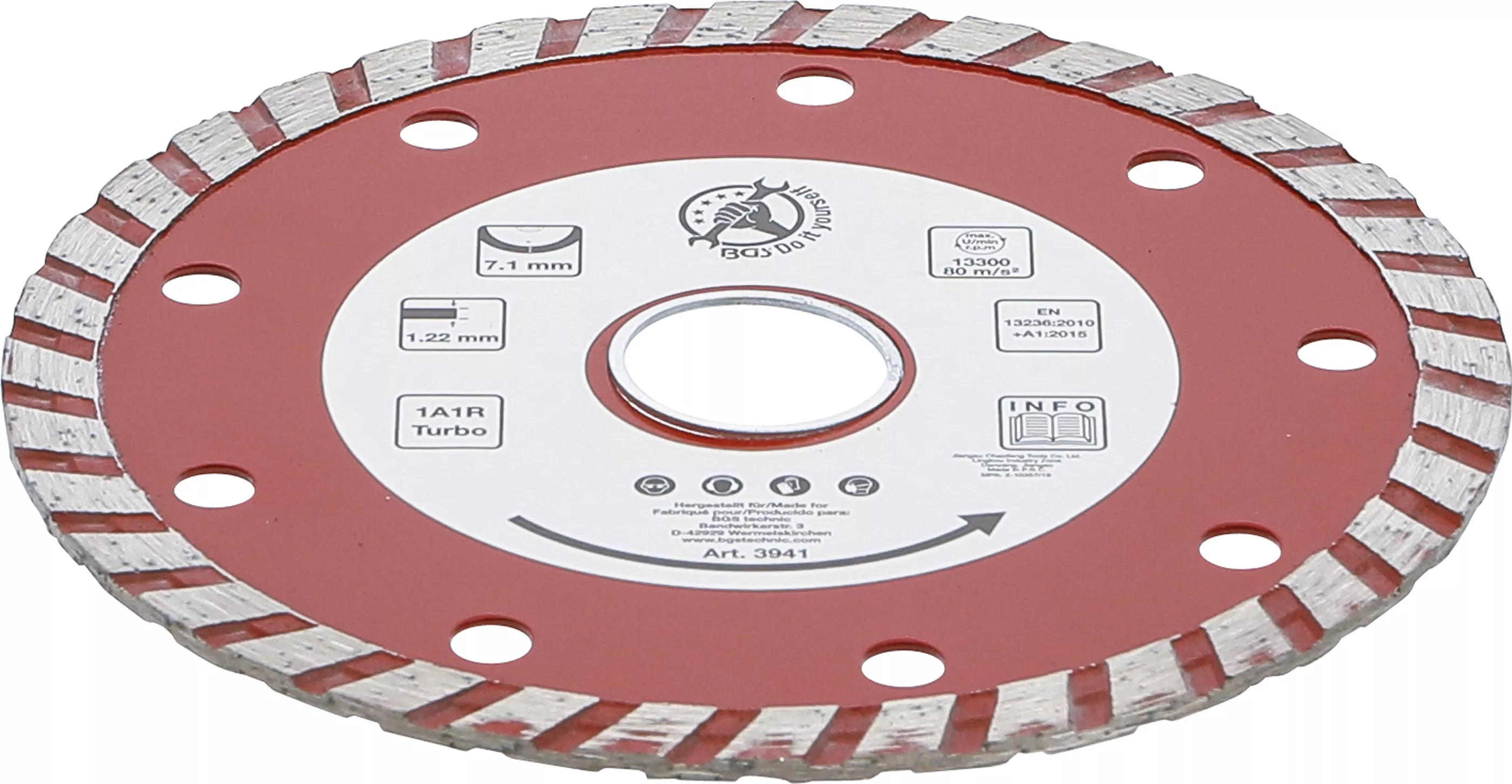Diamantkapskiva Turbo Ø115mm