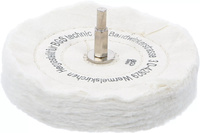 Polerskiva 125 x 22mm med axeltapp 6 mm