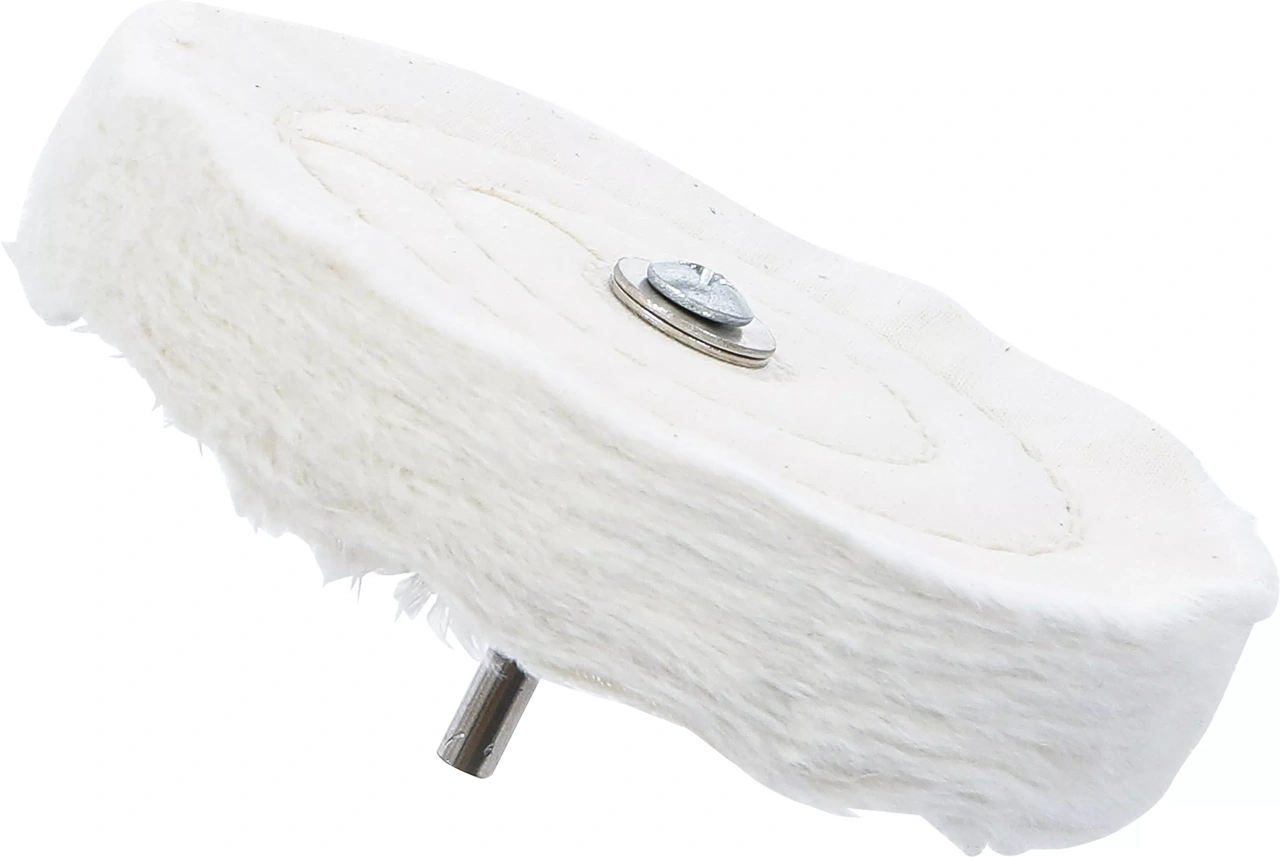 Polerskiva 125 x 22mm med axeltapp 6 mm