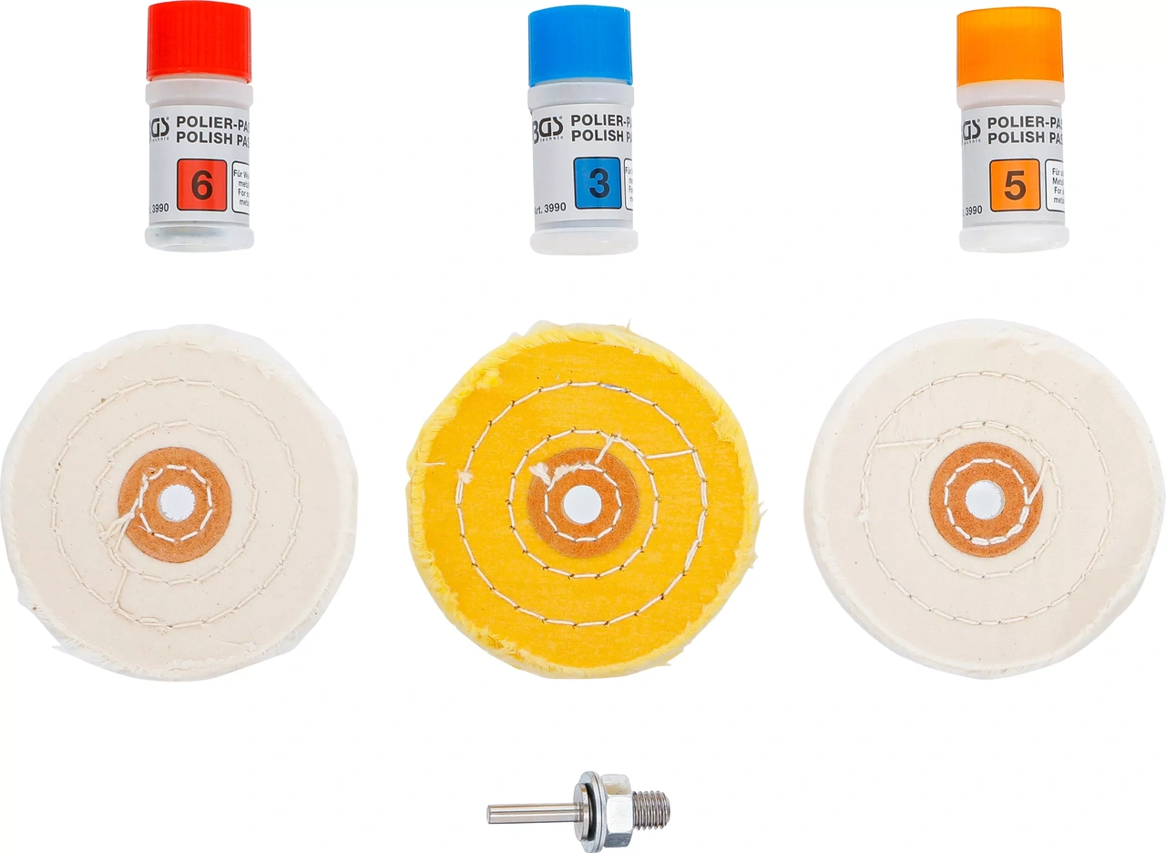 Polersats för mjuka metaller | 7 delar