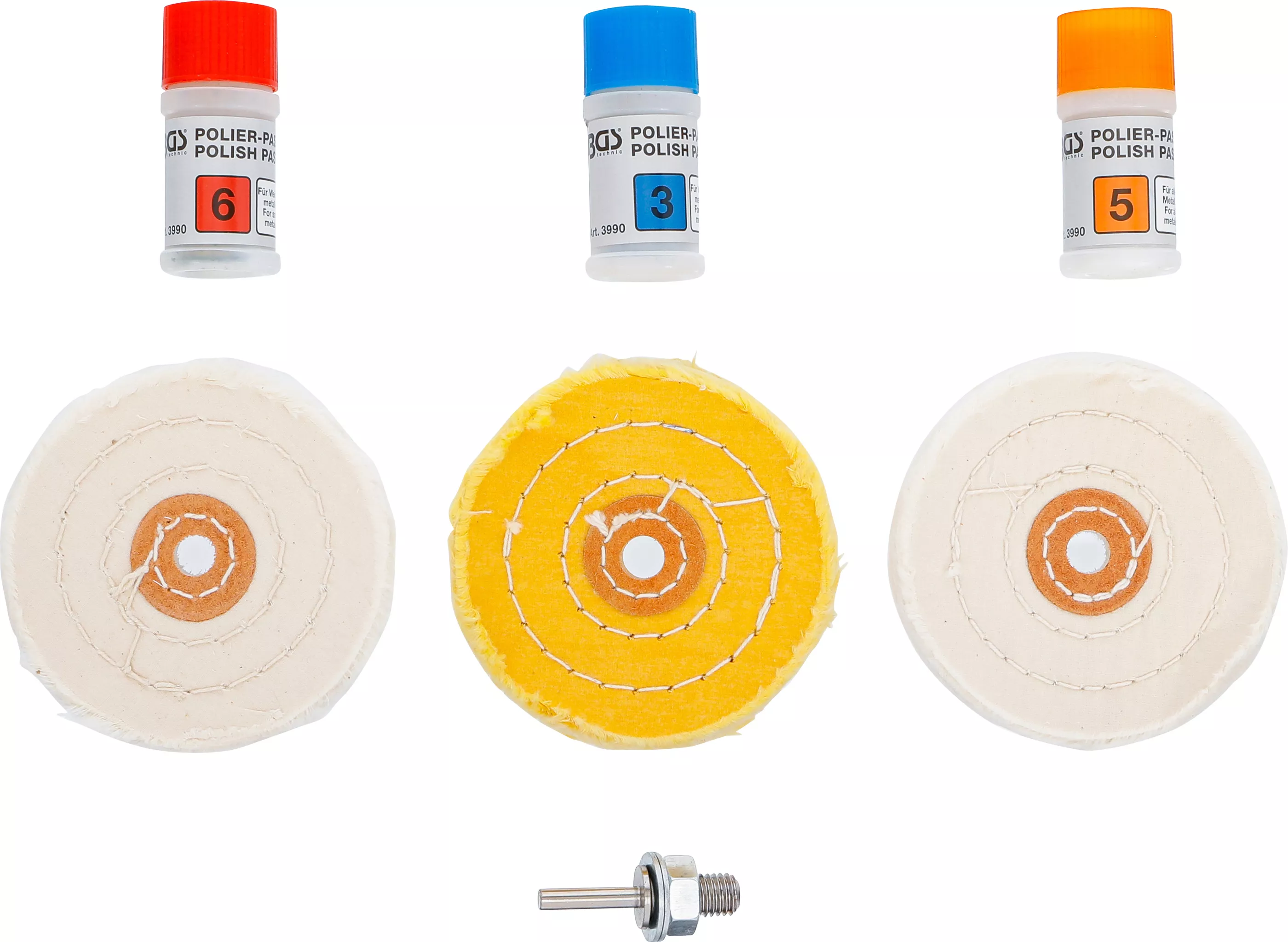 Polersats för mjuka metaller | 7 delar