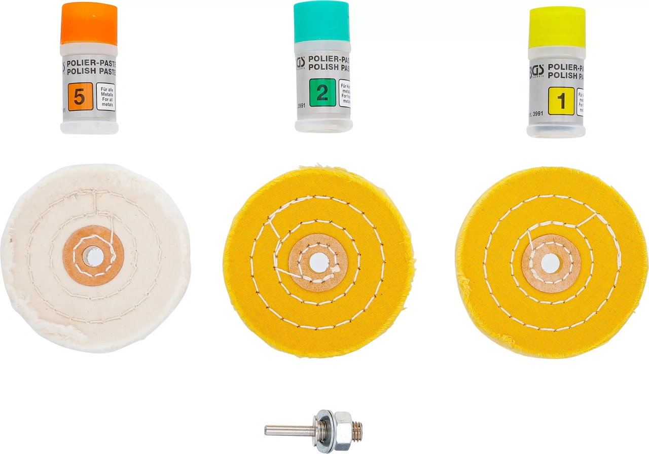 Polersats för hårda metaller | 7 delar