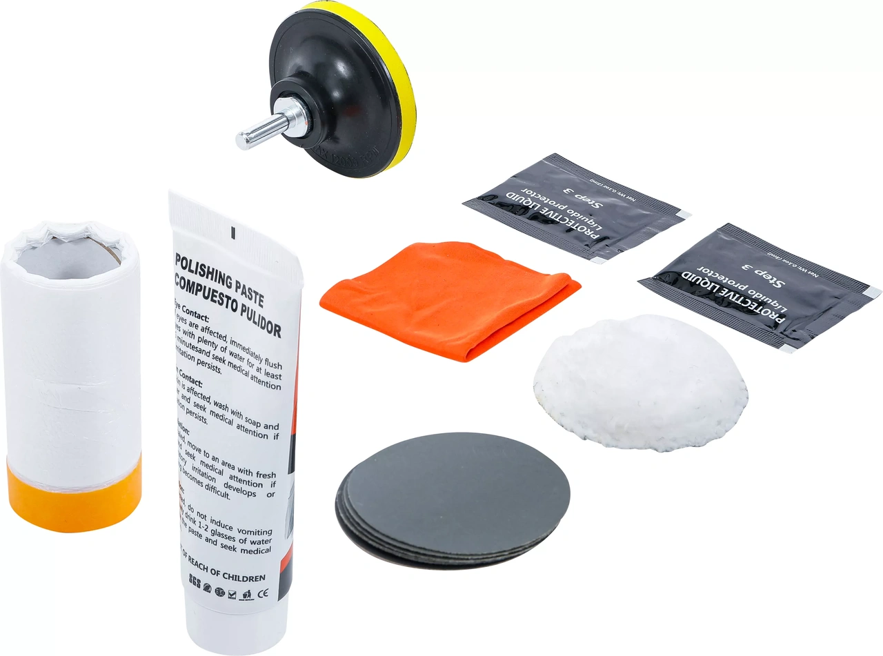 Poleringssats för fordonsstrålkastare 14-delar