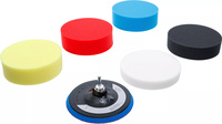 Polersvampsats 150mm 6-delar