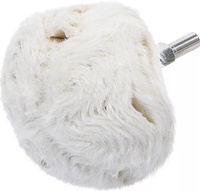 Polerhuvud, svampform axeltapp sexkant 6,3 mm (1/4")