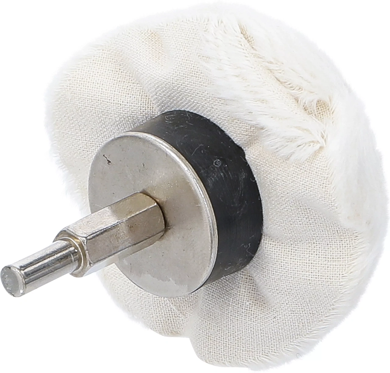 Polerhuvud, svampform axeltapp sexkant 6,3 mm (1/4")