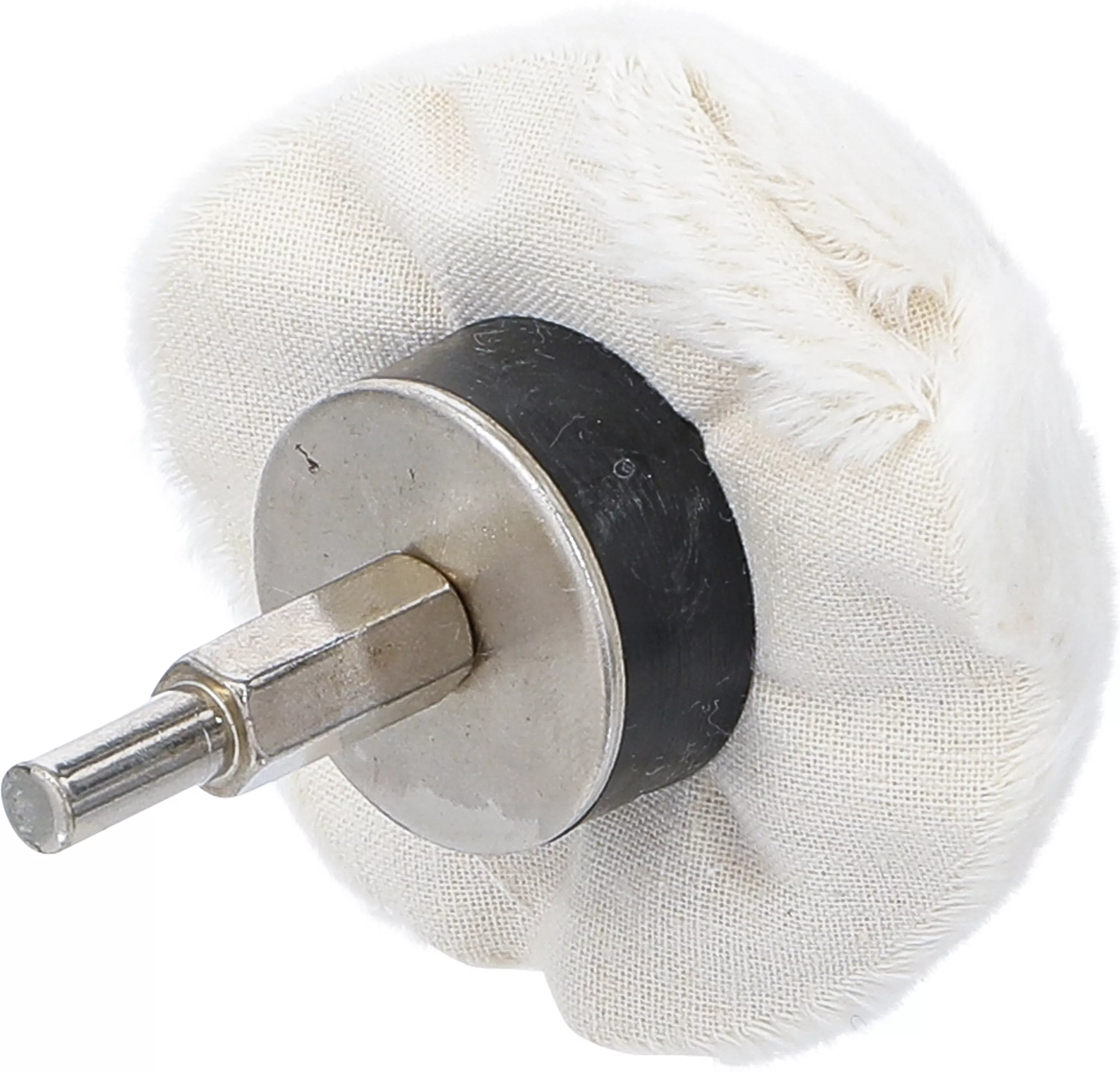 Polerhuvud, svampform axeltapp sexkant 6,3 mm (1/4")