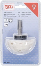 Polerhuvud, svampform axeltapp sexkant 6,3 mm (1/4")