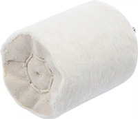 Polerhuvud, cylinderform axeltapp sexkant 6,3 mm (1/4")