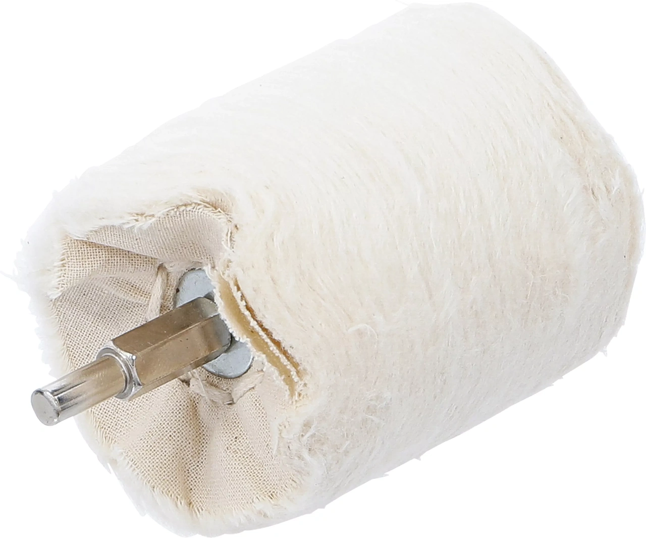 Polerhuvud, cylinderform axeltapp sexkant 6,3 mm (1/4")