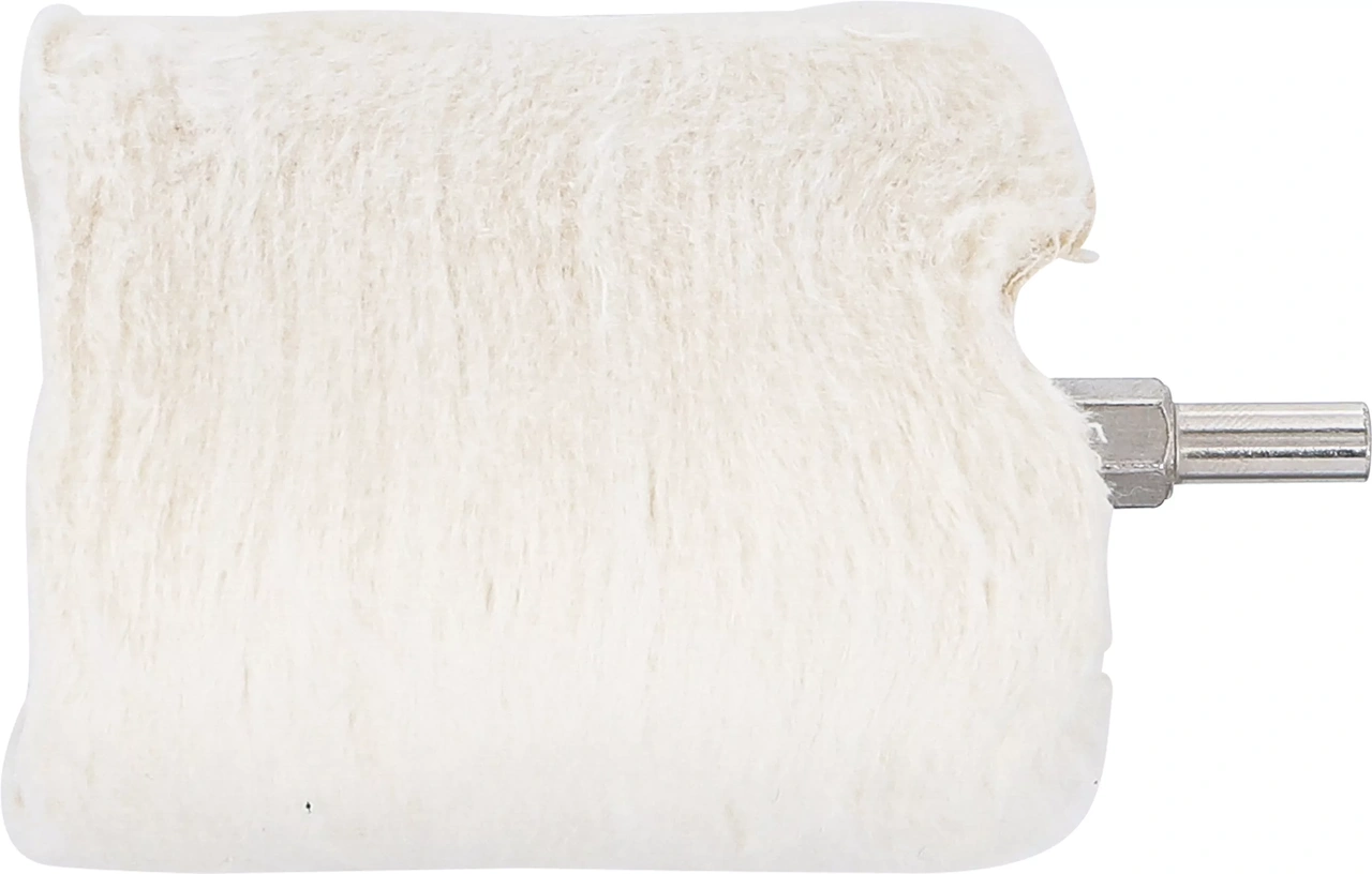 Polerhuvud, cylinderform axeltapp sexkant 6,3 mm (1/4")