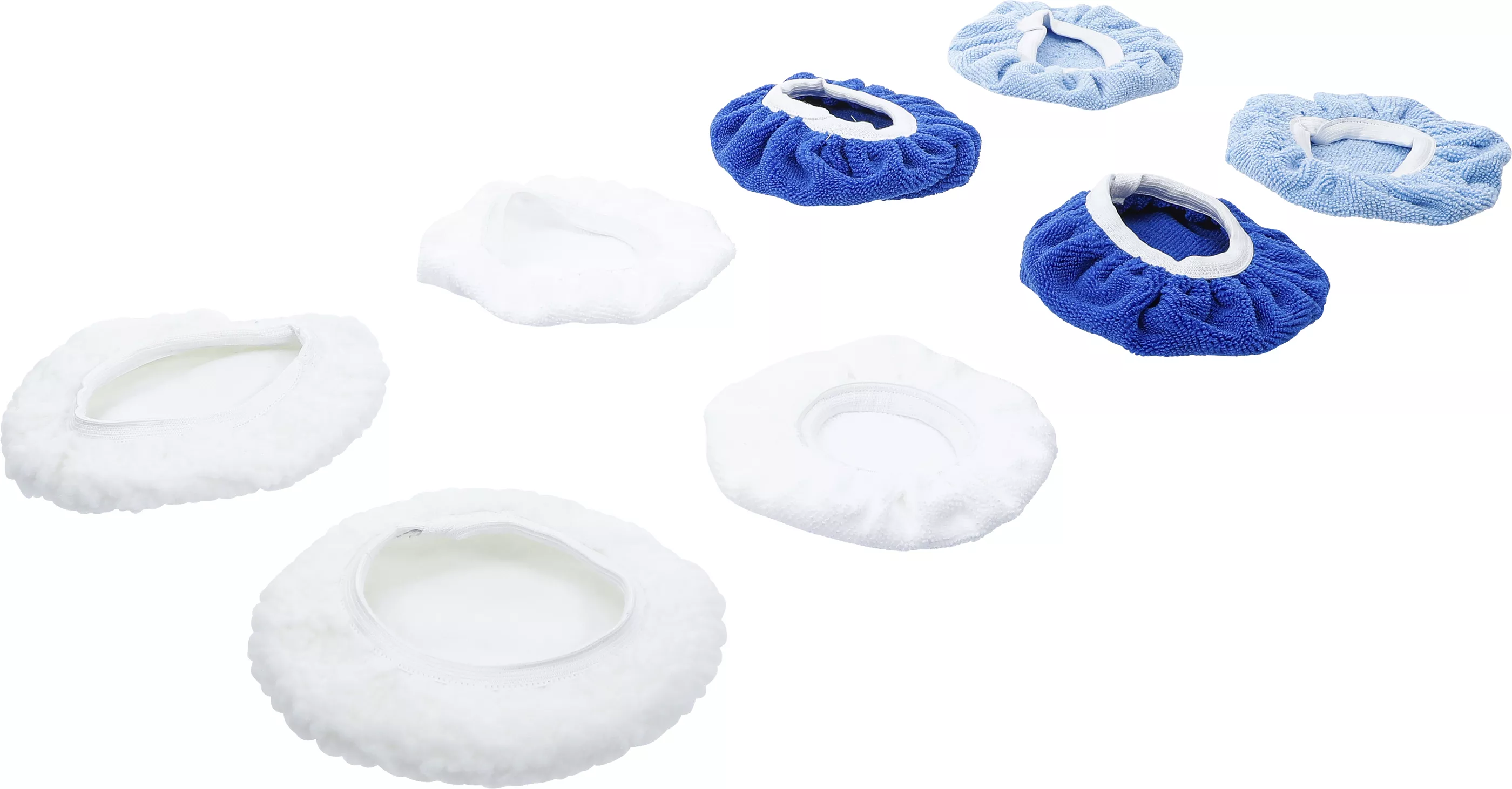 Polerhättsats 125mm 8-delar