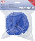 Polerhättsats 125mm 8-delar