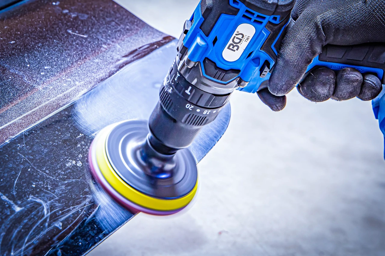 Slip-, poler och borstsats för borrmaskin 16-delar