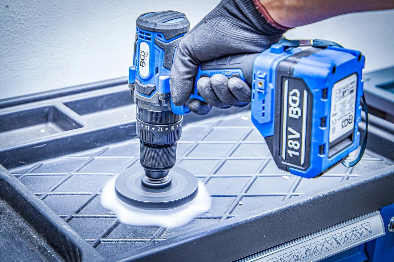 Slip-, poler och borstsats för borrmaskin 16-delar