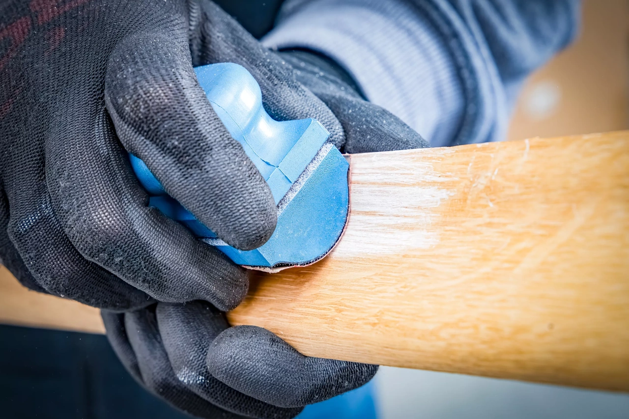 Slipklotssats med kardborrfäste 16-delar