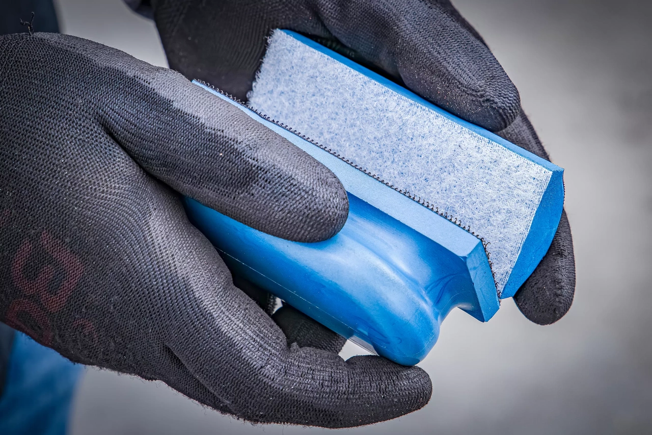 Slipklotssats med kardborrfäste 16-delar