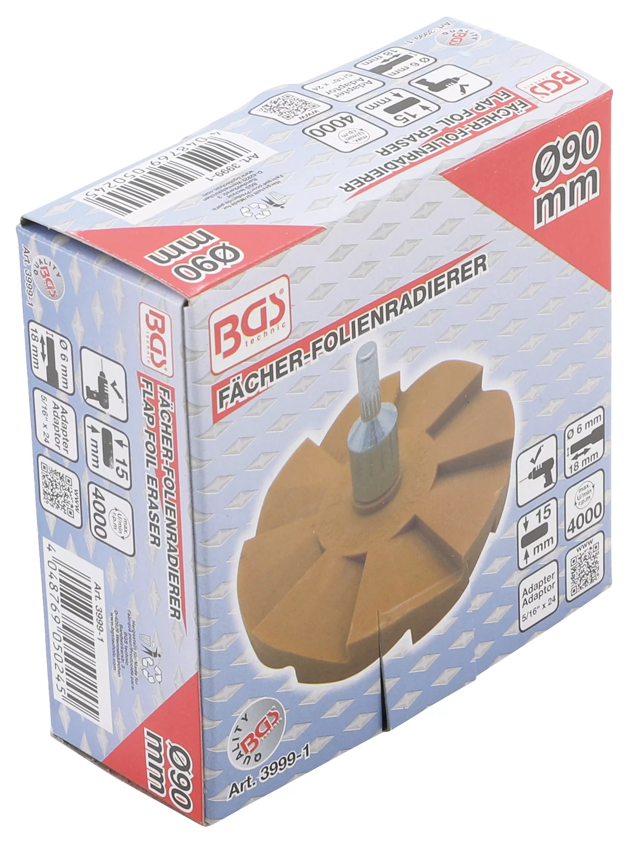 Dekalbortagare Fack Ø90mm