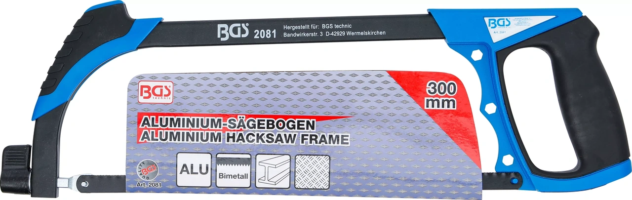 Bågfilsställning Alu. 300mm