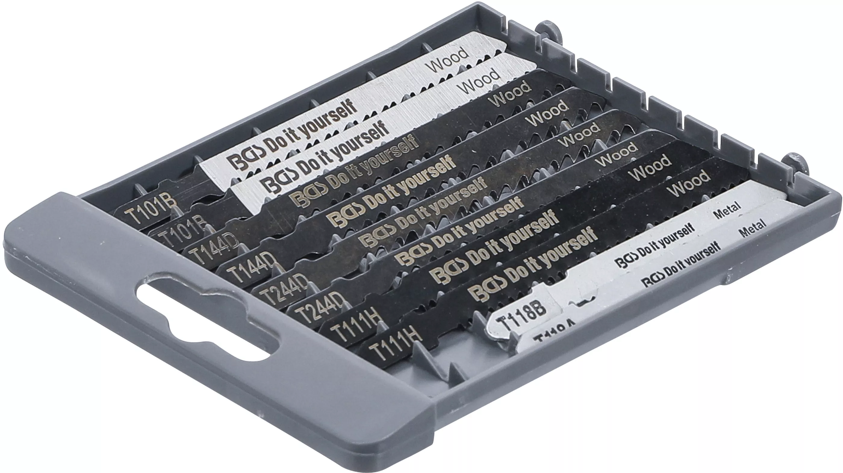 Sticksågbladsats Trä/Metall 10-delar