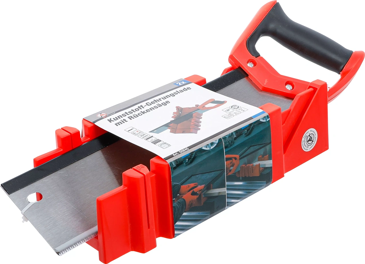 Geringslåda av plast 300x130x80mm inkl. ryggsåg 12 tdr/tum