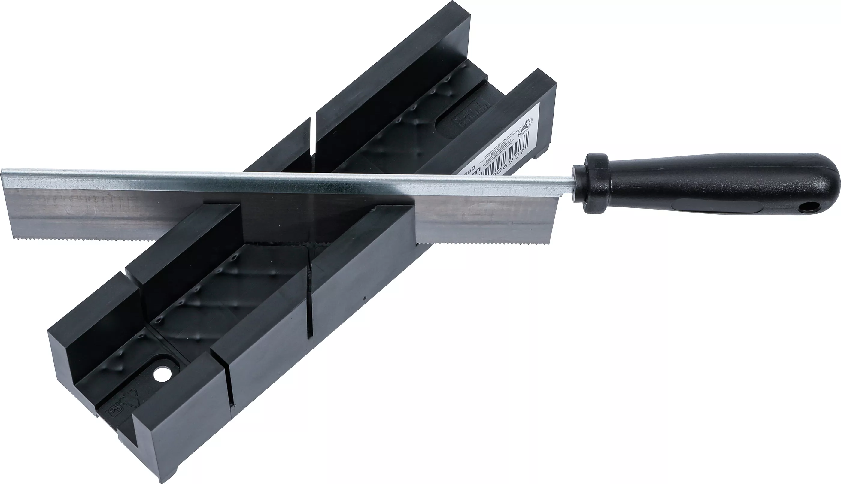 Geringslåda plast 245x65x48mm inkl. listsåg