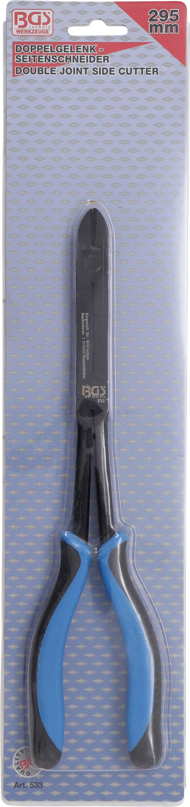 Sidavbitare med dubbelled 295mm