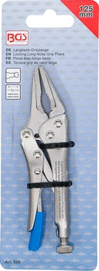 Långkäftad-Griptång | extra kort | 125 mm