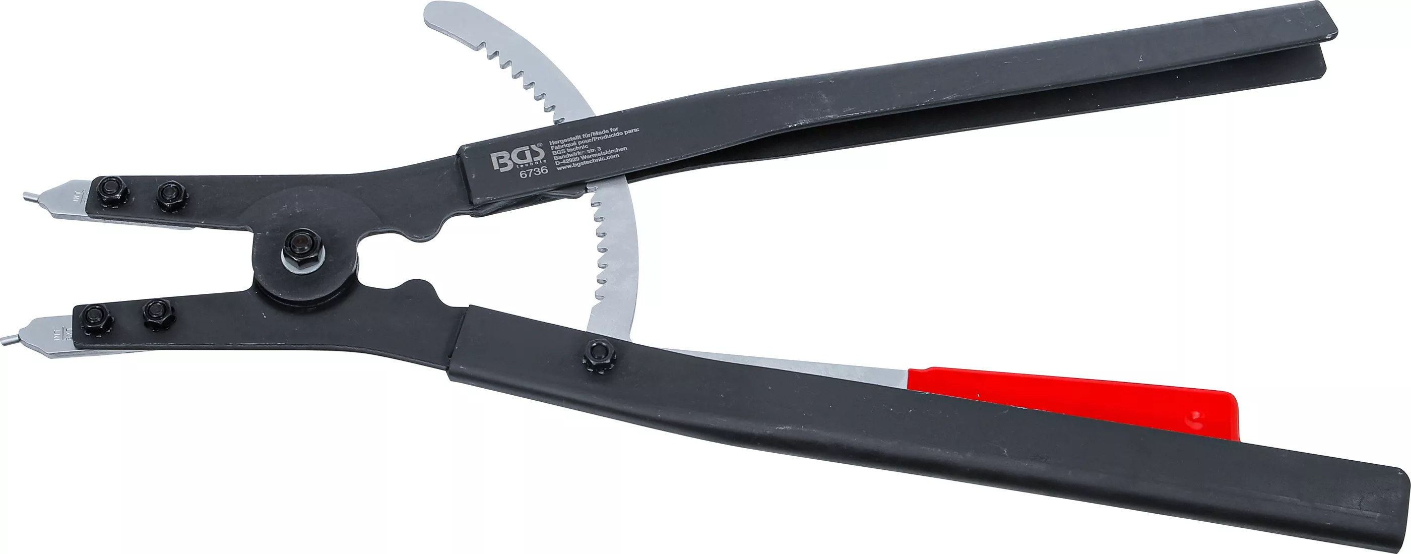 Låsringstång | rak | för Yttre låsringar | 500 mm