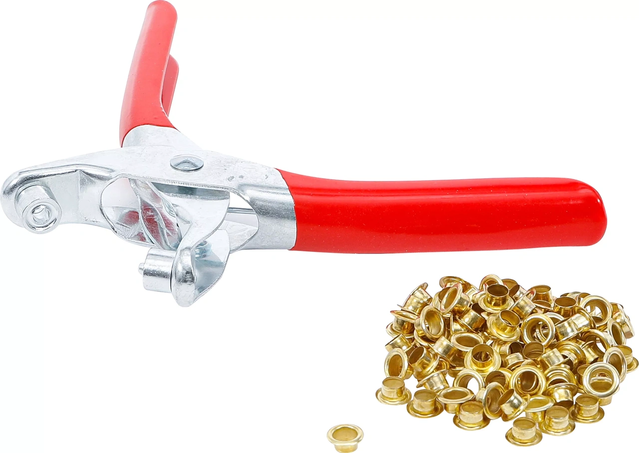 Öljettång med 100 runda öljetter | 5,0 mm