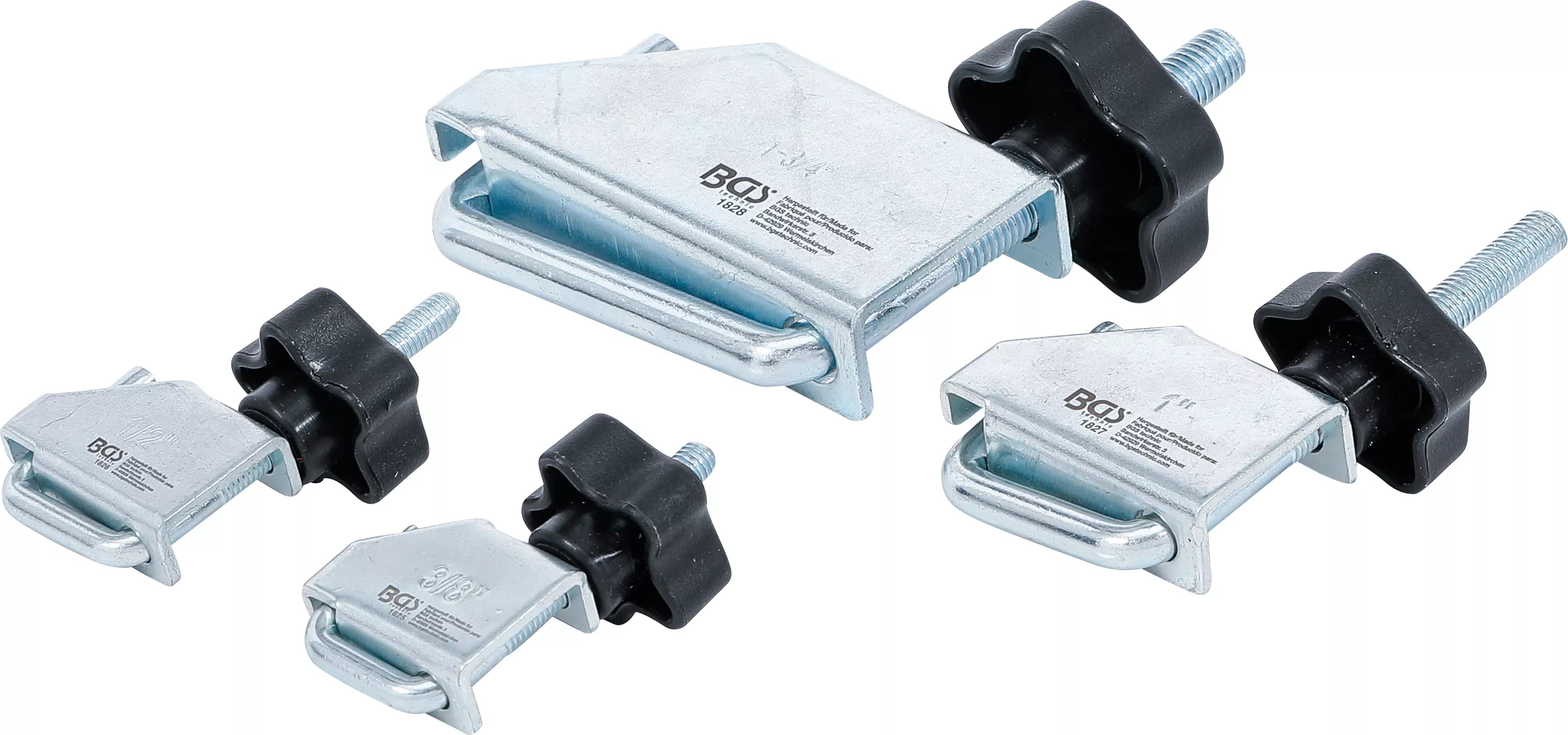 Slangstrypklämmor-sortiment 4-delar Ø10-15-25-45 mm