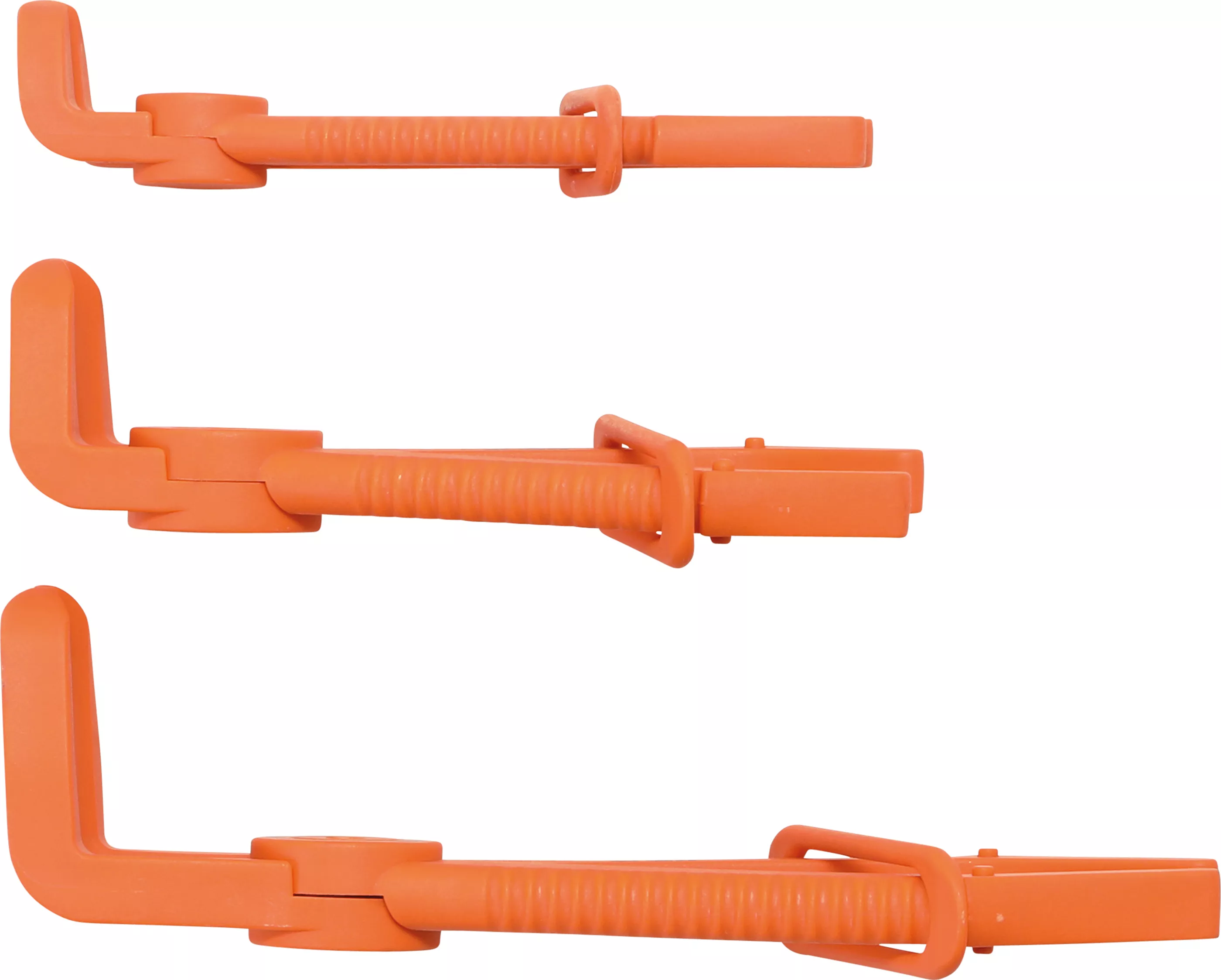 Slangstryptångsats vinklad 90° vinklad 3-delar 155-220mm