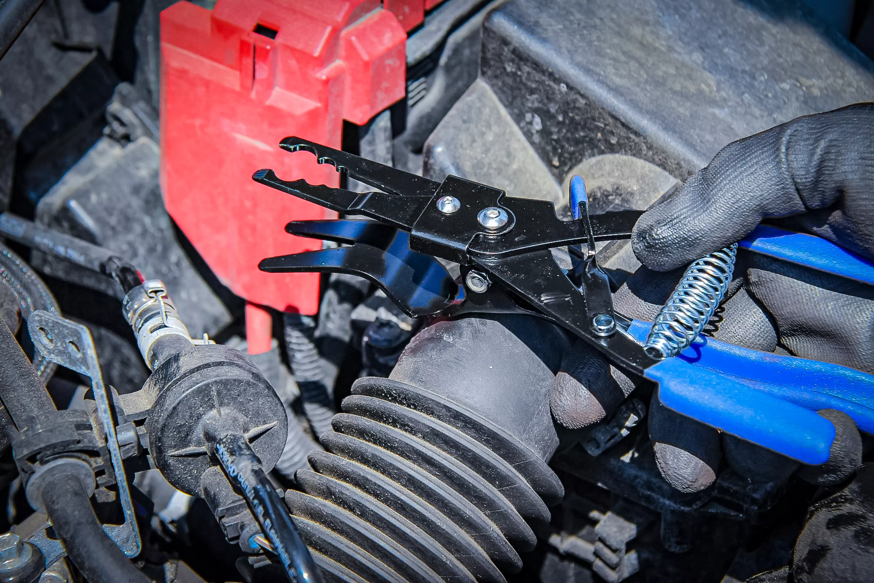 Slangdemonteringstång med lås 202mm