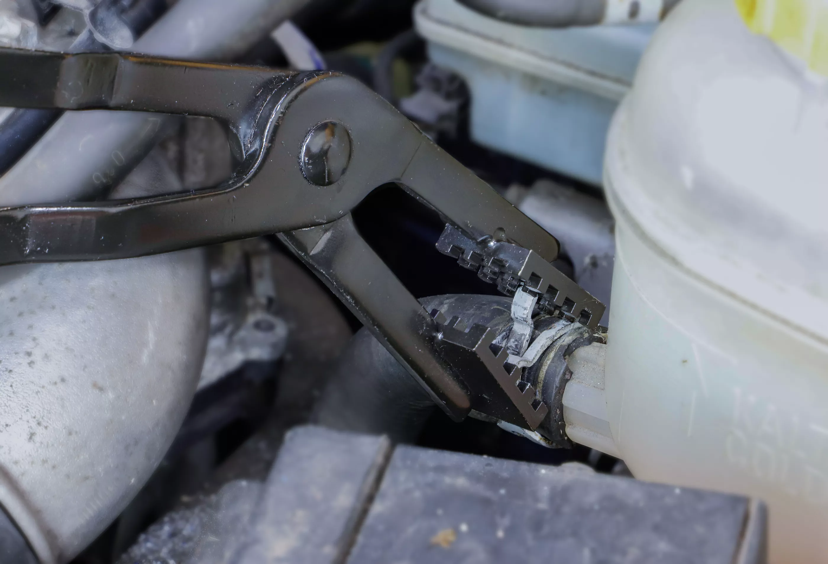 Slangklämstång dubbellänk / vinklad 430mm 0-50 mm