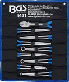 Långkäft-platt och tändstiftshatt-tångsats | extra lång | 9 delar